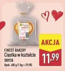 ALDI Finest Bakery Ciastka w kształcie serca oferta