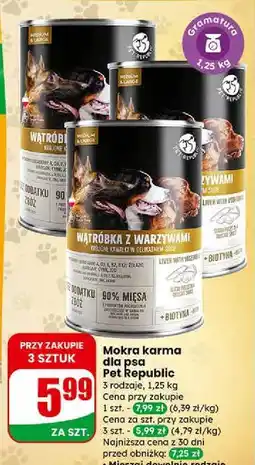 Dino Karma dla psa wątróbka z warzywami Pet Republic oferta
