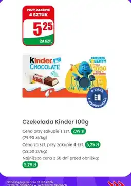 Dino Czekolada Kinder Chocolate oferta