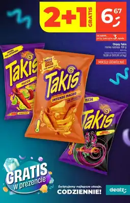Dealz Chipsy Takis oferta