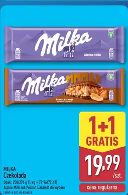 ALDI Czekolada Milka oferta