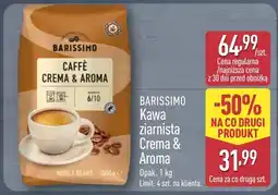 ALDI Kawa ziarnista Barissimo oferta