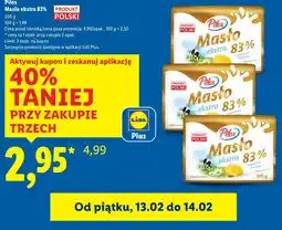 Lidl Masło Pilos oferta