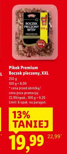 Lidl Boczek Pikok oferta