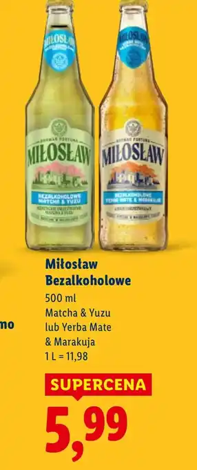 Lidl Piwo bezalkoholowe Miłosław oferta