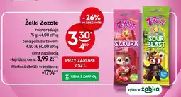 Żabka Żelki różne rodzaje Zozole oferta