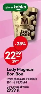 Żabka Lody Bon Bon white chocolate & cookies oferta