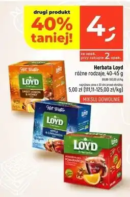 Dealz Herbata sweet lemon & honey Loyd Tea oferta