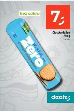 Dealz Ciastka z nadzieniem kakaowym bez cukru Gullon oferta