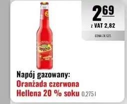 Eurocash Napój gazowany: Oranžada czerwona Hellena 20% soku oferta