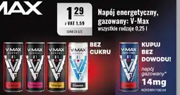 Eurocash Napój energetyczny, gazowany: V-Max oferta