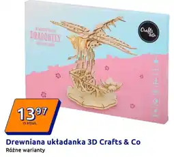 Action Drewniana układanka 3D Crafts & Co oferta