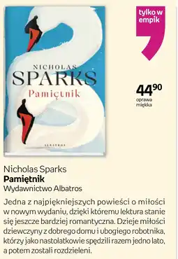 Empik Książka Nicholas Sparks oferta