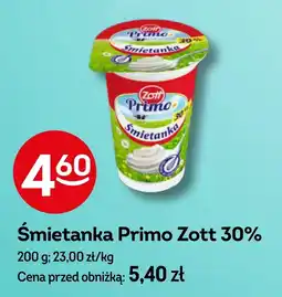 Żabka Śmietanka Zott oferta