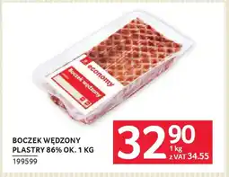 Selgros Boczek wędzony plastry 86% oferta