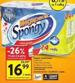 Intermarche Almusso Papier toaletowy Spongy oferta
