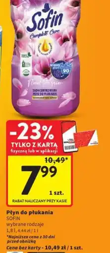Intermarche Płyn do płukania Sofin oferta