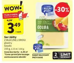 Intermarche Z Mlecznej Drogi Ser żółty Gouda oferta