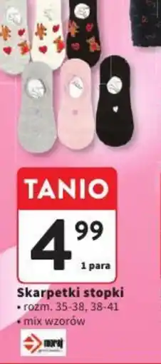 Intermarche Skarpetki stopki oferta