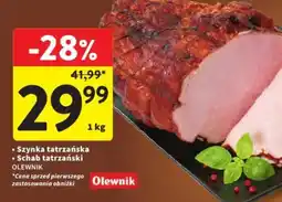 Intermarche Olejnik Szynka tatrzańska oferta