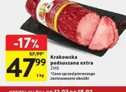 Intermarche ZMB Krakowska podsuszana extra oferta