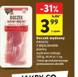 Intermarche Boczek wędzony PROSTO oferta