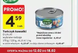 Intermarche O LA LA! Tuńczyk kawałki oferta