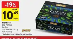 Intermarche BIG-ACTIVE Herbata Ceylon oferta