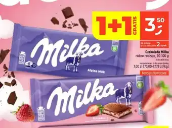 Czekolada Milka różne rodzaje 90-100g