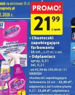 Intermarche Vanish chusteczki oferta