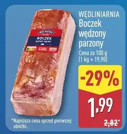 ALDI Boczek wędzony parzony oferta