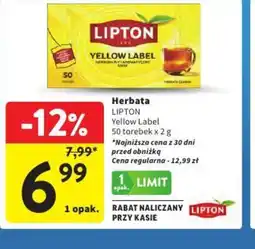 Intermarche Lipton Herbata Yellow Label oferta