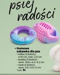 Netto Gumowa zabawka dla psa (kółko, kostka, owal, 2 kolory) oferta