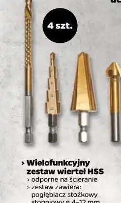 Netto Wielofunkcyjny zestaw wierteł HSS (4 szt.) oferta