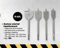Netto Zestaw wierteł łopatkowych (4 szt.) oferta