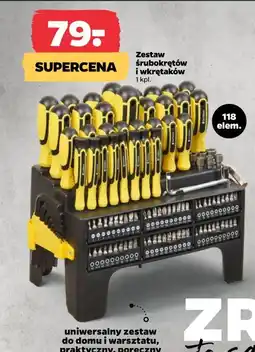 Netto Zestaw śrubokrętów i wkrętaków (118 elem.) oferta