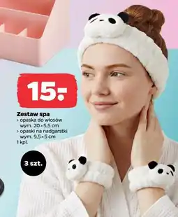 Netto Zestaw spa (opaska do włosów + opaski na nadgarstki) oferta