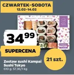 Netto Zestaw sushi Kampai Sushi Tokyo (610 g, 21 szt.) oferta