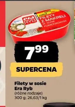 Netto Filety w sosie Era Ryb oferta