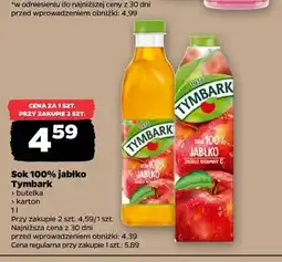 Netto Sok 100% jabłko Tymbark oferta