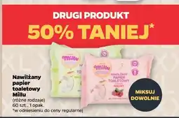 Netto Nawilżany papier toaletowy Miliu oferta