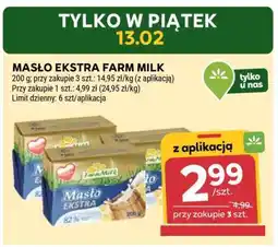 Stokrotka Market Masło ekstra Farm Milk oferta
