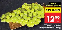 Biedronka Winogrono jasne bezpestkowe oferta