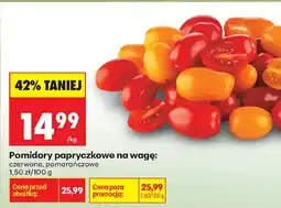 Biedronka Pomidory papryczkowe na wagę czerwone, pomarańczowe oferta