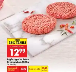 Biedronka Big burger wołowy oferta