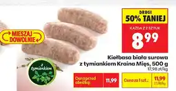 Biedronka Kiełbasa biała surowa z tymiankiem oferta