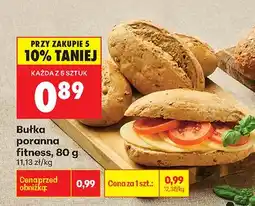 Biedronka Bułka poranna fitness oferta