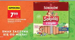 Biedronka Parówki z szynki Sokoliki duopack oferta