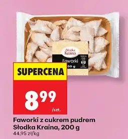 Biedronka Faworki z cukrem pudrem oferta