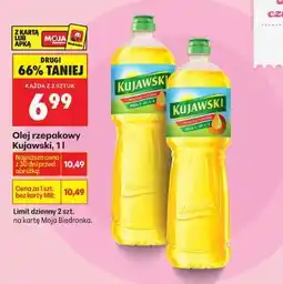 Biedronka Olej rzepakowy Kujawski, 1 l oferta